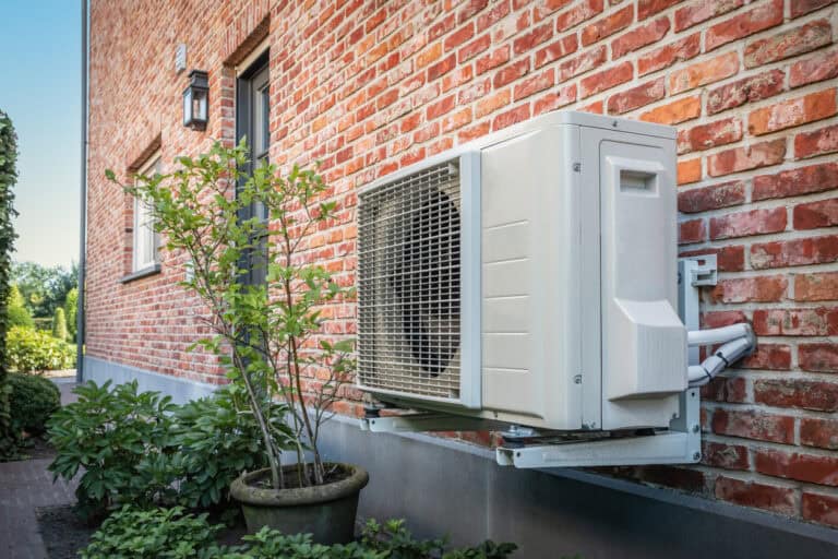 Warmtepomp bij een nieuwbouw